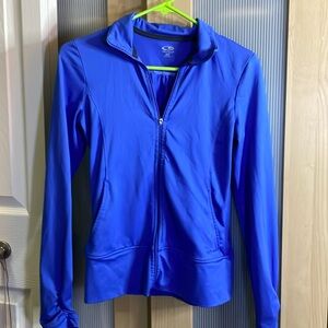 Champion zip up cobalt blue